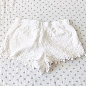Zara embroidered shorts